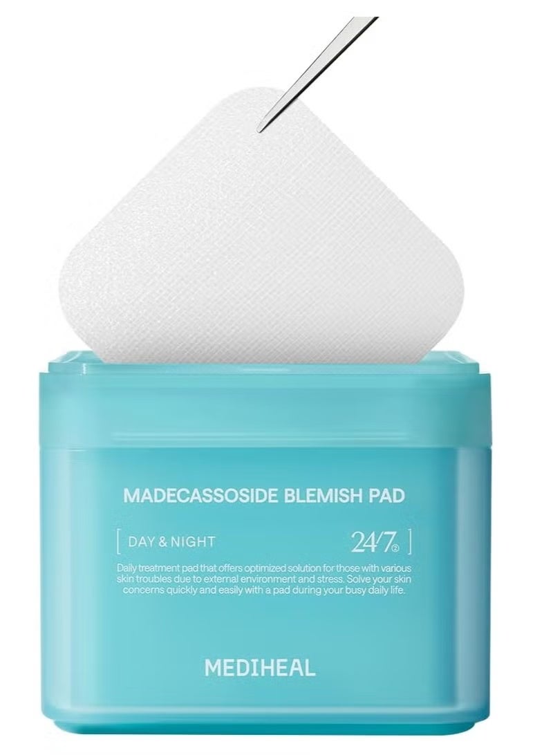 ميدي هيل ضمادة ماديكاسوسيد لعلاج عيوب البشرة، قناع قطني يحتوي على مستخلص أسياتيكا، ضمادات قطنية مربعة لتقوية الوجه، ضمادات مضادة لعيوب الوجه، تعمل على تحسين لون البشرة غير الموحد - 100 ضمادة - Image 1