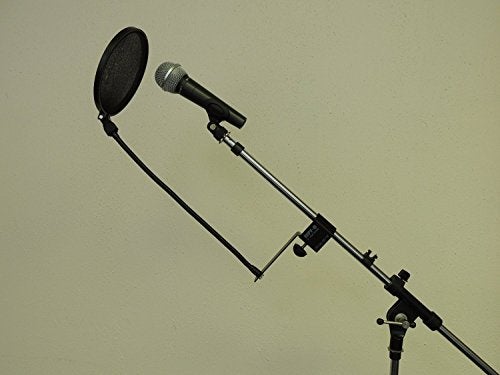 Nady MPF-6 6-Inch Clamp On Microphone Pop Filter with Flexible Gooseneck and Metal Stabilizing Arm - Image 2