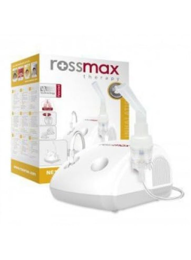 روزماكس جهاز رذاذ (نيبولايزر) ضاغط مدمج Rossmax NE100 للأطفال والبالغين، لون أبيض - Image 4