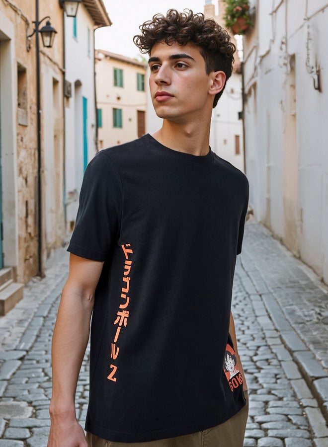 SP Characters Men Regular Fit Round Neck Short Sleeves Print T shirt - Image 3