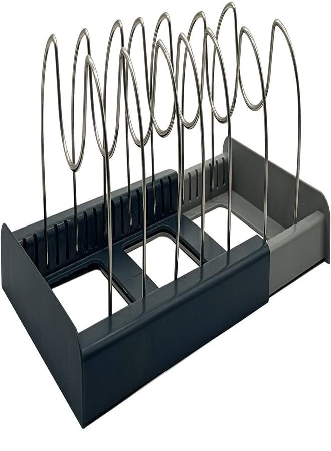 GLIVE (LABEL) Adjustable Pan & Pot Holder for Kitchen Storage | Pan organizer rack for kitchen - Image 1
