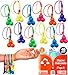 UpBrands 48Pack Valentines Day Cards with PopIt Zipper Bracelets Perfect Sensory Gifts for Classroom Exchanges and Kids Joyful Moments - Image 2