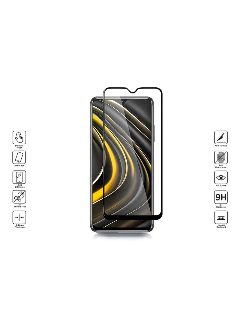 دبليو تيك 2- قطعة واقي شاشة من الزجاج المقوى WTech 5D لهاتف Xiaomi Poco M3 - - Image 2