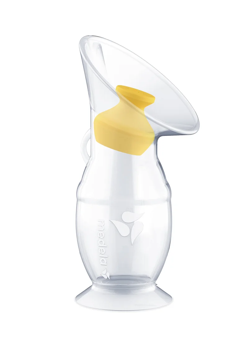Medela Breast Milk Collector For Breastfeeding Moms Milk Saver With Suction Base And A Lid