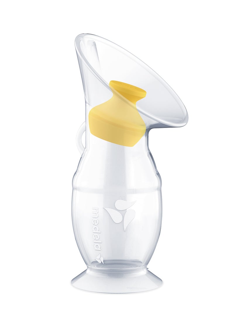 Medela جامع حليب الثدي للأمهات المرضعات، حافظة حليب مع قاعدة شفط وغطاء  - Image 2