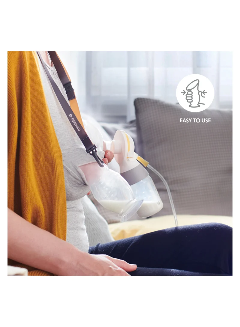 Medela Breast Milk Collector For Breastfeeding Moms Milk Saver With Suction Base And A Lid
