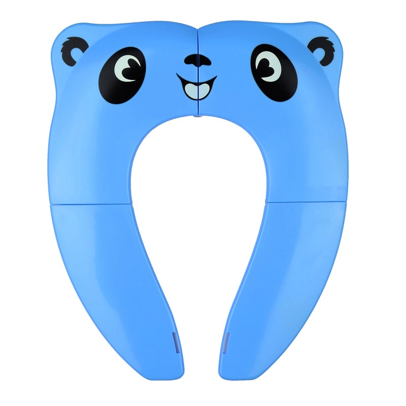 Potty Training Seat Folding Portable Toilet Seat Cover Non-Slip with Splash Guard for Baby, Toddlers and Kids with Drawstring Bag - Image 4