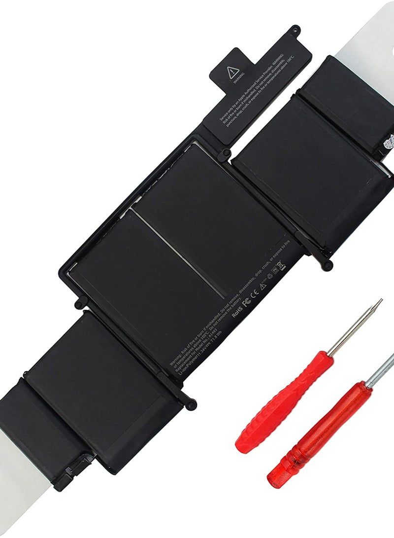 NMC A1502 A1582 Battery for MacBook Pro 13 inch Retina (Early 2015, Mid 2014, Late 2013) POWERWOO A1493 Battery Replacement - - Image 2