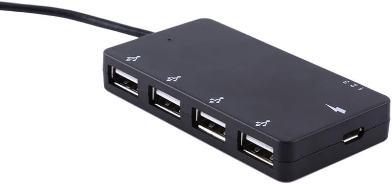 comfrt 4 Port Micro USB OTG Hub Host Charging Cable Adapter With Card Reader For Smart Phone And Tablet - Image 3