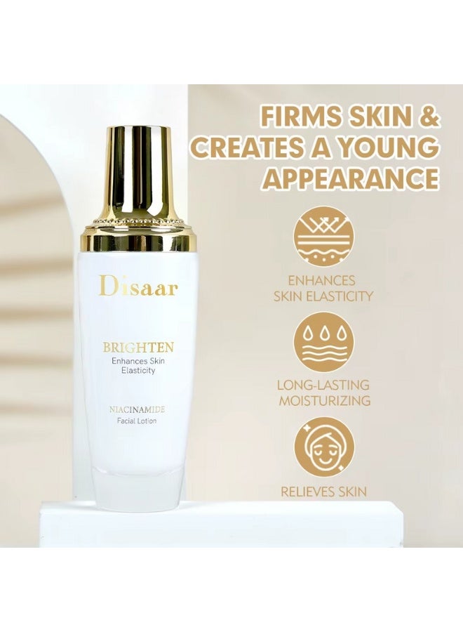 Disaar Niacinamide Facial Lotion 100ml Vitamin C Brightening Face Cream Moisturizing Whitening Skin Care Long Lasting Hydrating Lotion For Smooth Glowing Skin - Image 4
