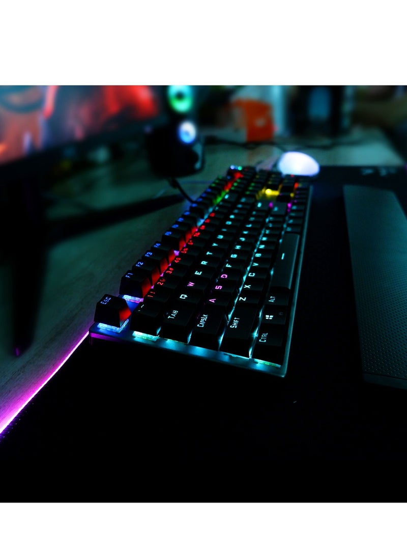 Mechanical Gaming Keyboard NKRO with Wrist Rest RGB Backlit Volume/Lighting Control Knob Fully Programmable 108-Keys Anti-Ghosting Wired Computer Keyboards for Office/Games, Brown Switch - pzsku/Z0576E3BF5309AC7872ADZ/45/_/1661607561/f60369ed-5bd8-4620-99c4-b2115b0e2e59