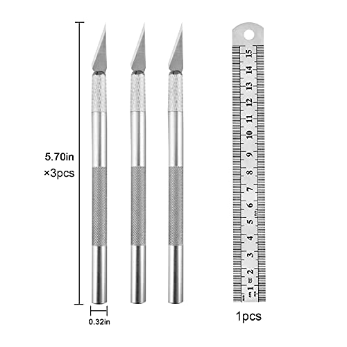 BUIYLV 90PCS Knife Blades Precision Craft Knife Set, for DIY Artwork, Cutting, Models, Scrapbook - Image 3