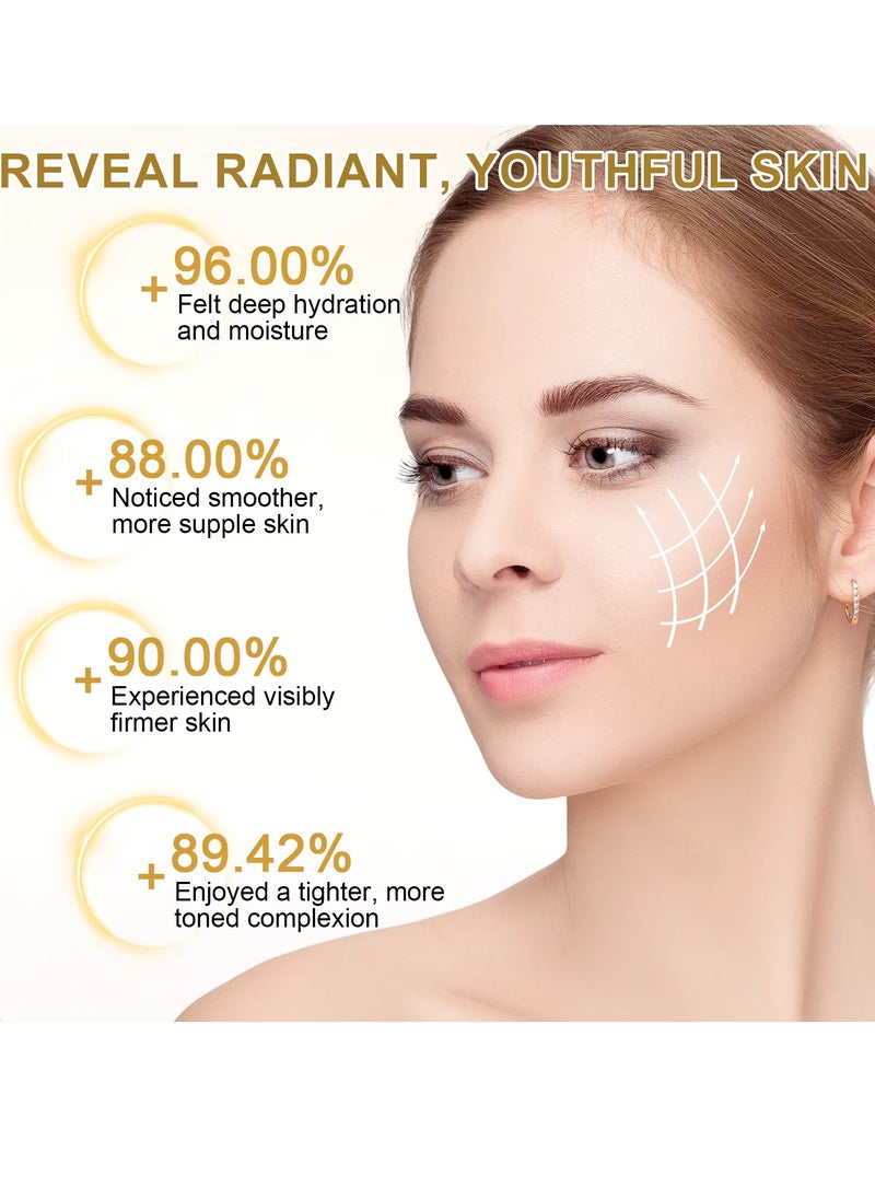 IKZEE 4Pcs Advanced Snail Mucin Glass Glow Hydrogel Mask Face Skincare Hydrating Lifting Firming Soothing Facial Mask Sheet with Snail Mucin and Collagen Night Wrapping Collagen Face Sheets Masks  - Image 4