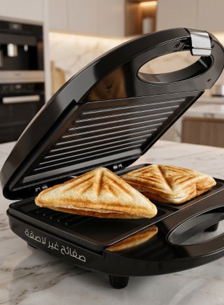 750W Sandwich Maker Non-Stick Plates, Fast Dual Heating, Overheat Protection - view 4