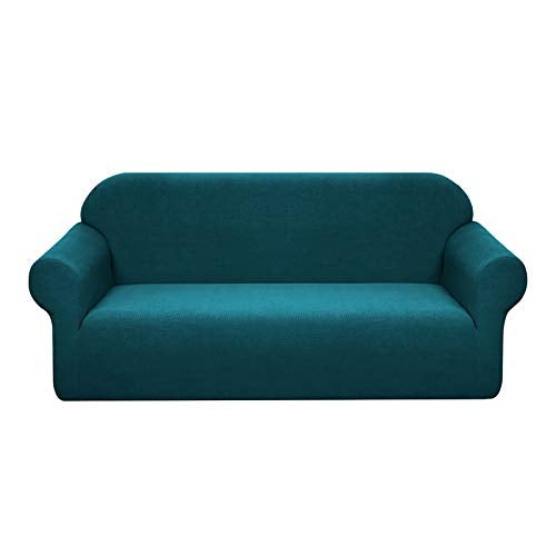 Granbest Premium Water Repellent Sofa Cover High Stretch Couch Slipcover Super Soft Fabric Couch Cover Blackish Green Large - Image 1