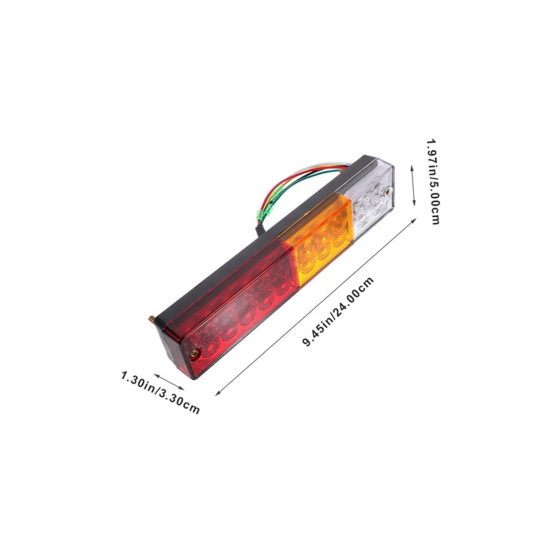 1 Pair HL LED Trailer Tail Lights Signal Running Lamps For Trucks Replacement With Low Power Consumption - Image 3