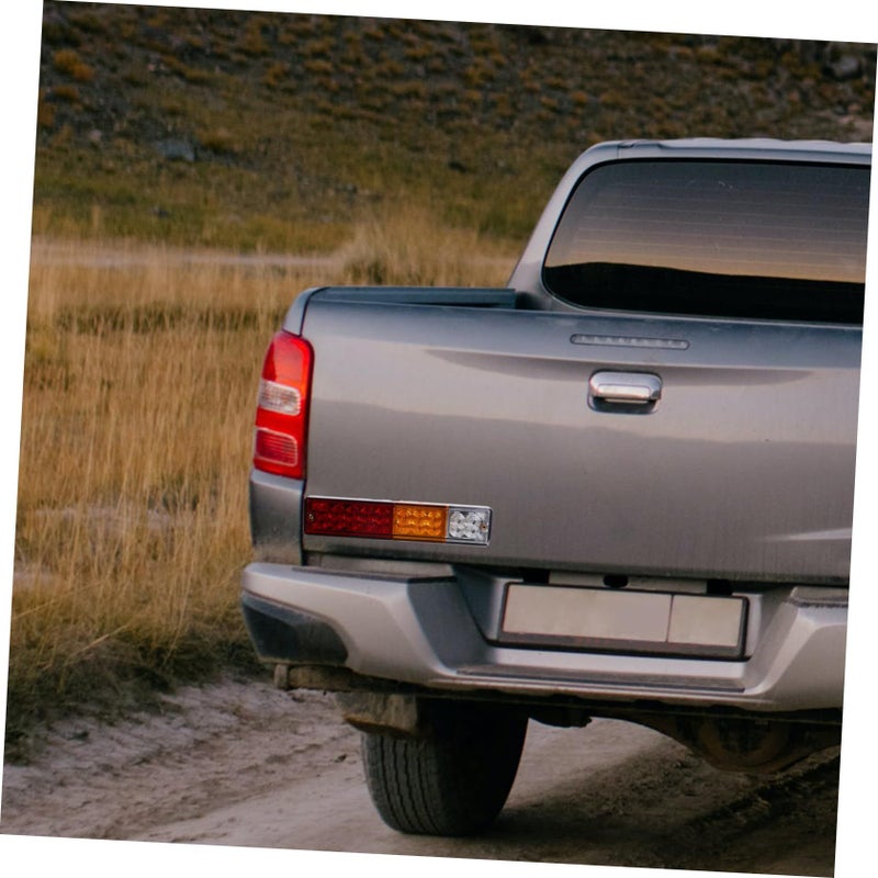 1 Pair HL LED Trailer Tail Lights Signal Running Lamps For Trucks Replacement With Low Power Consumption - Image 5