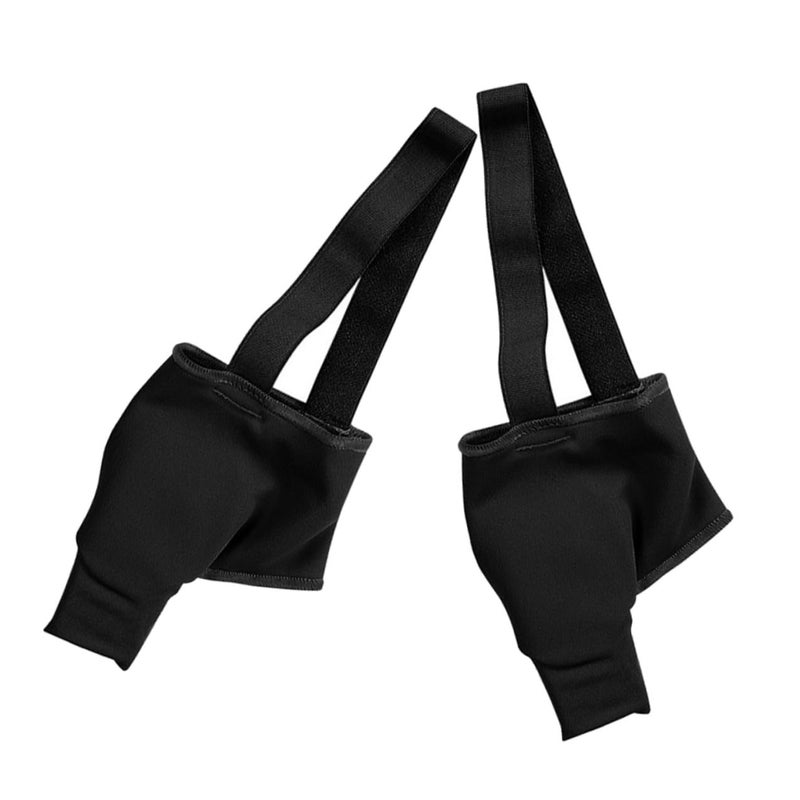 Hallux Valgus Bunion Corrector Splints Toe Straightener Black M 2 Pack Adult Foot Alignment - Image 2