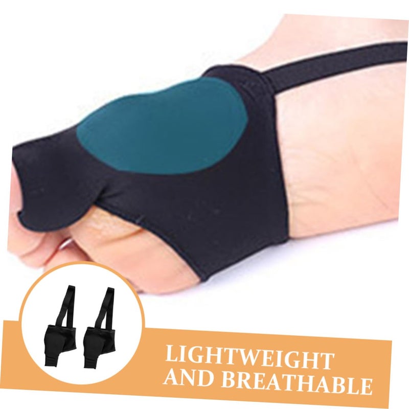 Hallux Valgus Bunion Corrector Splints Toe Straightener Black M 2 Pack Adult Foot Alignment - Image 4