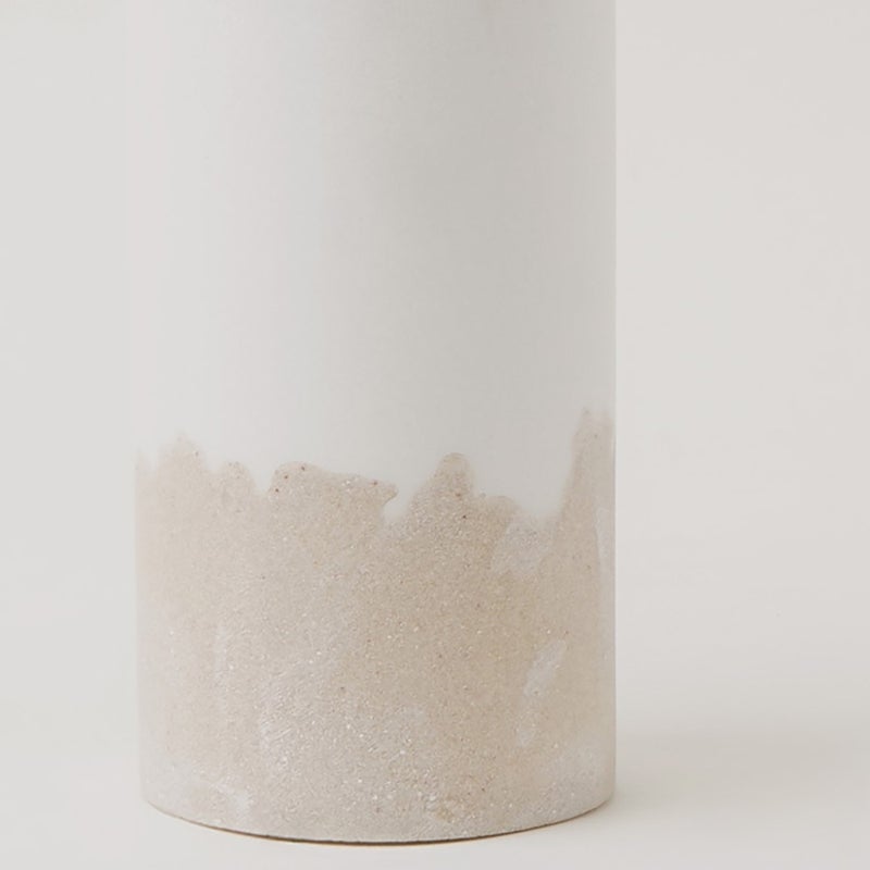 Homez sandstone toilet brush holder, beige 9.6*9.6*42cm - Image 4