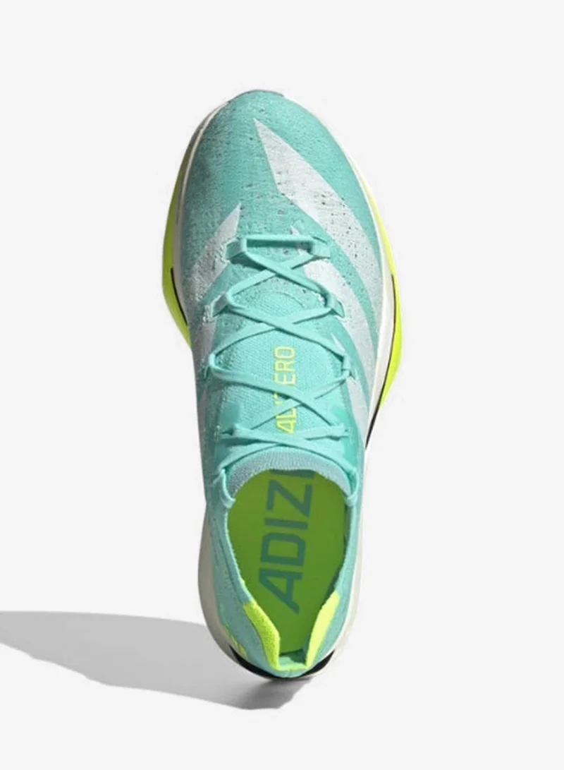 Adidas FLAAQU/ZEROMT/LUCLEM Adizero Prime X3 Strung U Turquoise Running Shoes For Unisex  | Best Price UAE