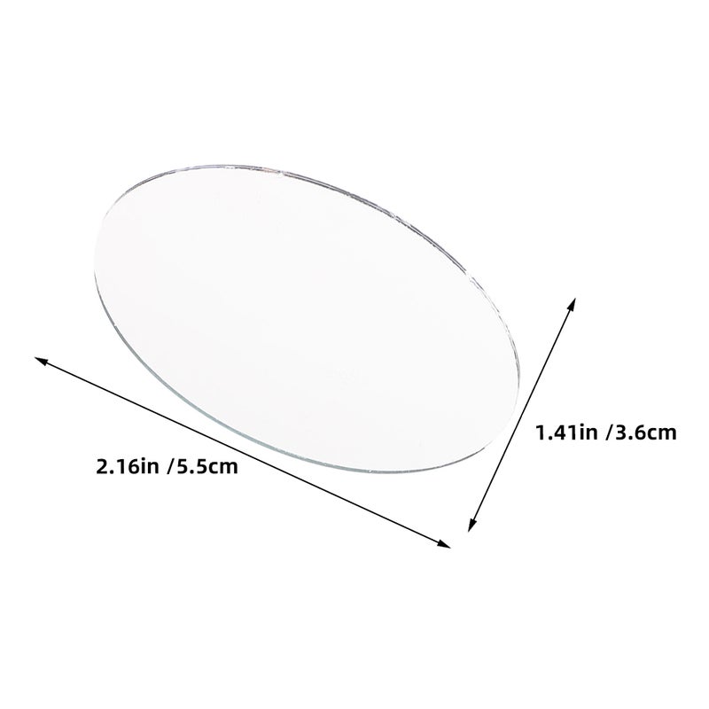 60 pcs Small Mirror: Mini Mirrors For Diy Crafts - Small Glass Pieces For Resin Projects - Portable Makeup Accessories - Image 5