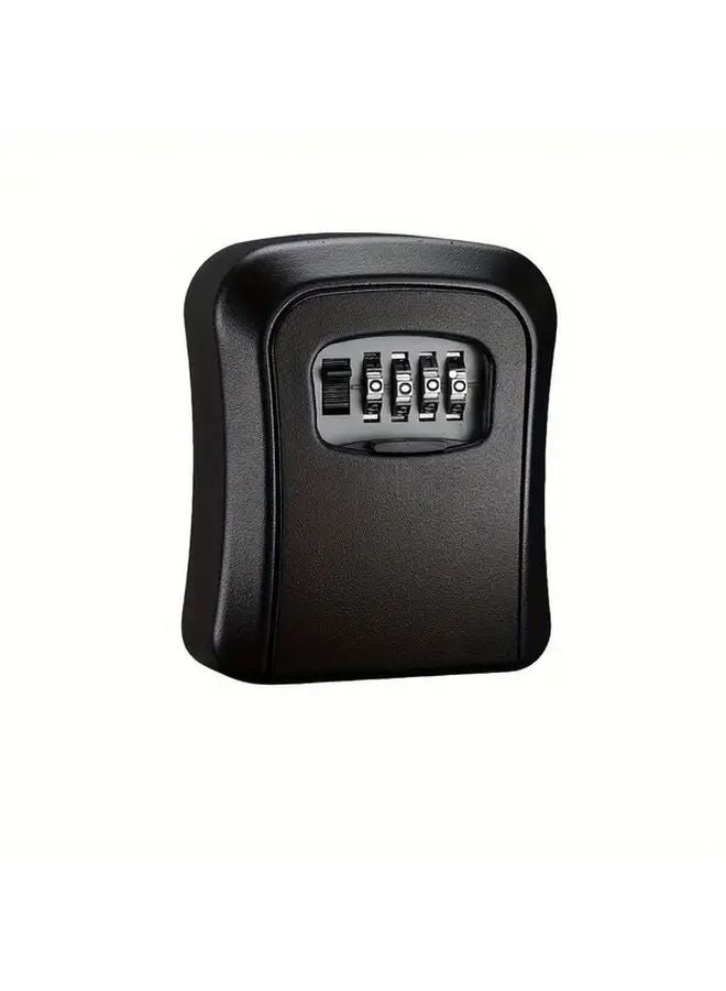 Black Key Code Box Lock For Construction Site Bnb Rental Anti Theft - Image 1