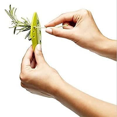 BELLA BLISS Enterprise BELLA BLISS Enterprise Vegetable Leaf Stripper Plastic Leaves Remover Kale Chard Collard Greens Loose Leaf Herb Stripper Vegetable Leaf Stripping Device Pack of 2  - Image 2
