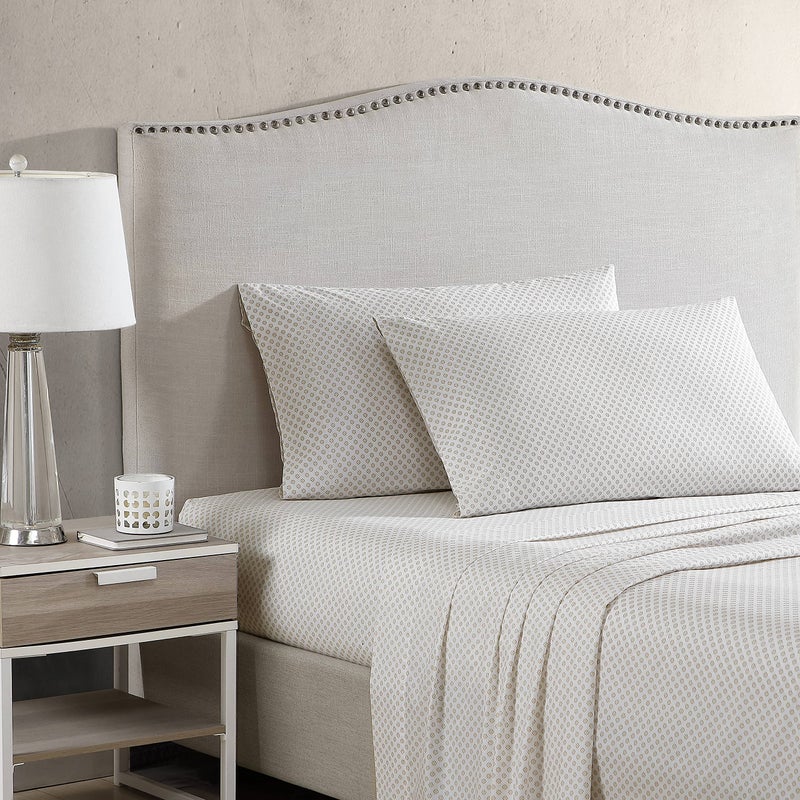 Stone Cottage  Full Sheets Cotton Percale Bedding Set Crisp  Cool Ideal Bedding Set Millstone Full