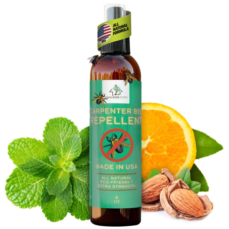 Donaldson Farms Donaldson Farms Carpenter Bee Repellent Spray Organic Citrus Oil Spray for Outdoor Timber Structures and Furniture 8oz 
