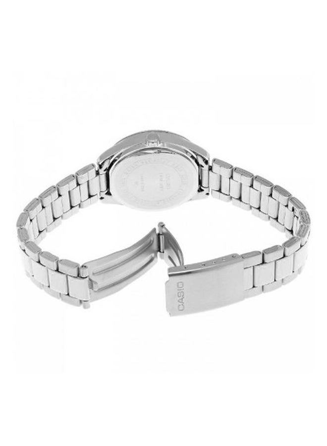CASIO Women Water Resistant Analog Watch LTP 1302D - 7B - 30 mm - Silver - Image 2