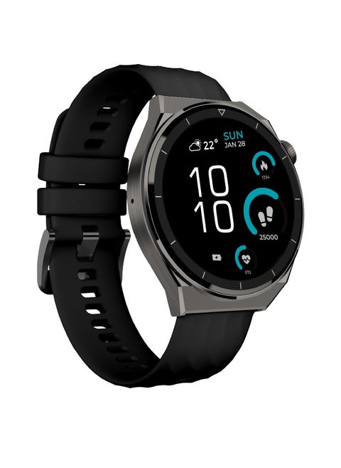 SEEKEN SGR-3 GRAVITY SMART WATCH-BLK | Wirless Charging | Amoled Display | Premium Design | High-Quality.