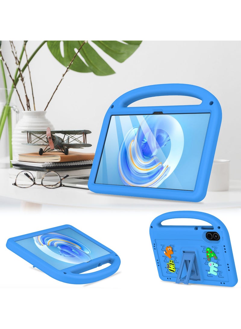 general Kids Case Compatible with Honor Pad X8a / X9 11 Inch 2024, EVA Silicone Shockproof Handle Kids Friendly Cover with Foldable Stand Cover with Pen Slot - Image 3