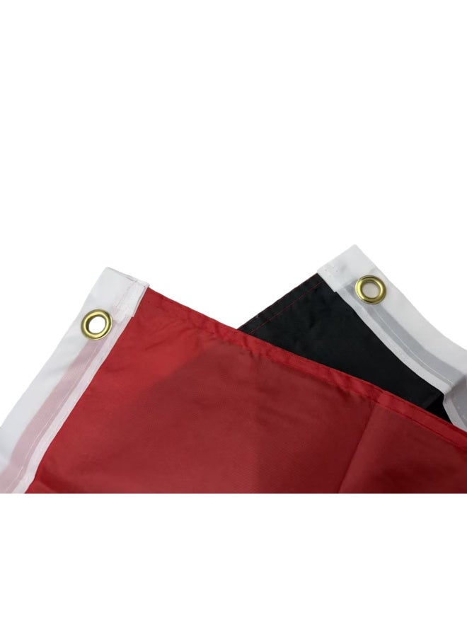 عاصفة علم مصر من Stormflag بمقاس 90x150 سم (3x5 قدم) مصنوع من البوليستر 100٪ مع حلقات نحاسية - Image 3