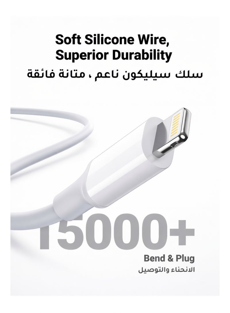 BARQ Fast iPhone Charger – 20W iPhone Charger, iPhone Charging Cable, USB-C PD iPhone Charger Head, Type-C Charger, Compatible with iPhone 11, 12, 13, 14 - Image 5