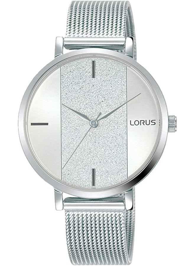 لوراس ساعة كوارتز تناظرية للنساء مع سوار من الفولاذ المقاوم للصدأ Rg217Sx9 - Image 1