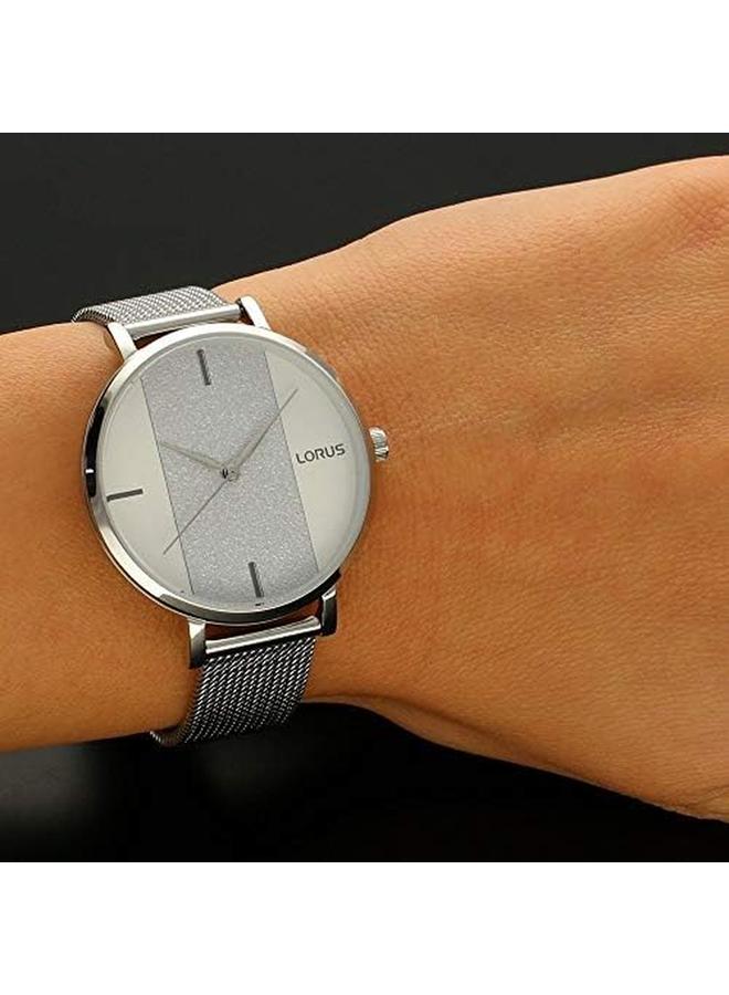 لوراس ساعة كوارتز تناظرية للنساء مع سوار من الفولاذ المقاوم للصدأ Rg217Sx9 - Image 3