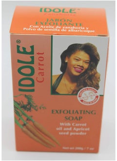 Idole Carrot Exfoliating Soap With Apricot Powder 200G (3Pack)  - Image 2