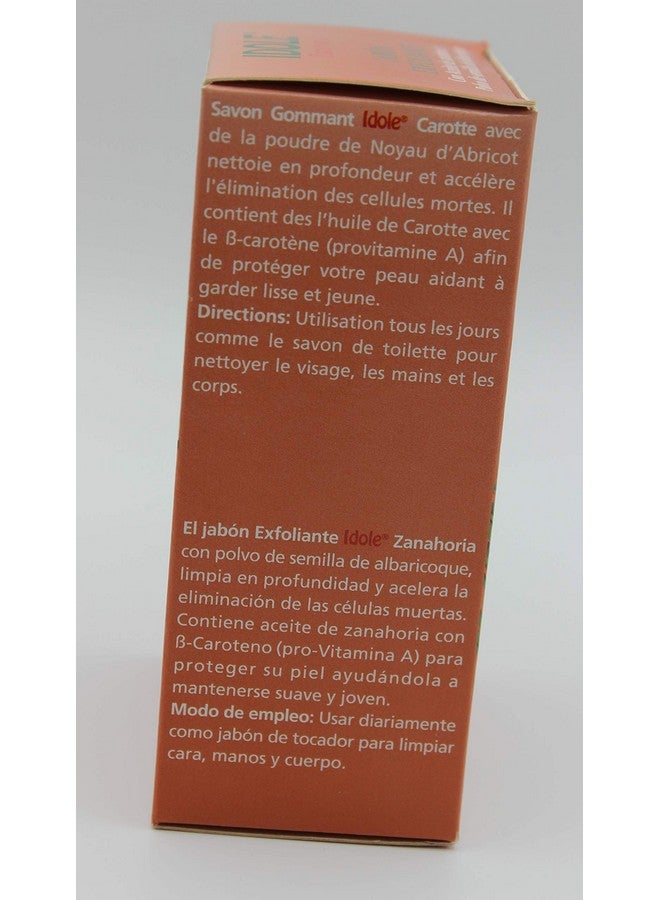 Idole Carrot Exfoliating Soap With Apricot Powder 200G (3Pack) - Image 3