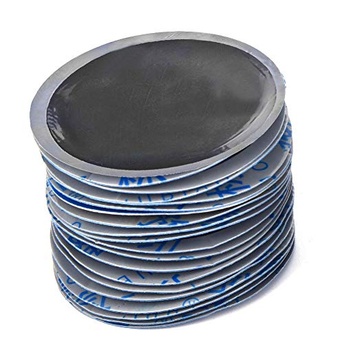 Aramox Tire Repair Patch, 80Pcs/Box 58mm Car Round Rubber Tire Tyre Puncture Repair Patch Fast Repair Cold Patch Tubeless Patches - Image 1