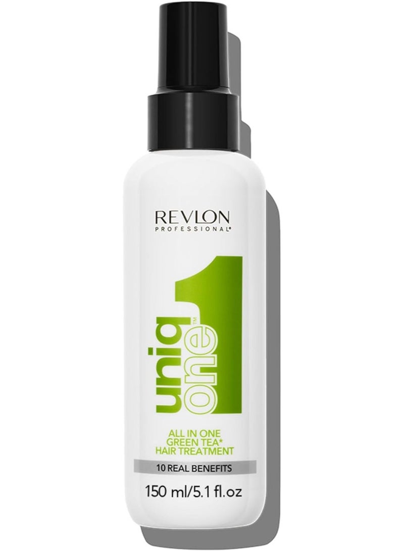 ريفلون ليفون بروفيشنال يونيك ون - علاج الشعر المتعدد الفوائد الكل في واحد (10 فوائد) - رائحة الشاي الأخضر - صُنع في إسبانيا - 150 مل - Image 2