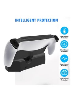 KJH For PS Portal Charging Dock for Playstation Portal Remote Player, Charger Station for PS Portal 5 Handheld Console Charging Organizer Holder Charging Stand, with Magnetic Type-C Adapter  - Image 4
