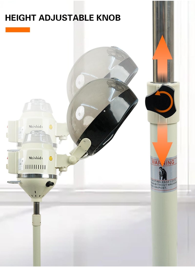 Meishida 2 in 1 Hair and Face Steamer Standing Hair Humidifier Moisturising Hydration System Sprayer  - Image 4