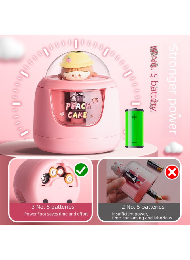 Kaba Bear Pencil Sharpener Hand-cranked Pencil Sharpener Girl Pencil Sharpener Children Primary School Student Special Pencil Sharpener Cartoon - Image 4