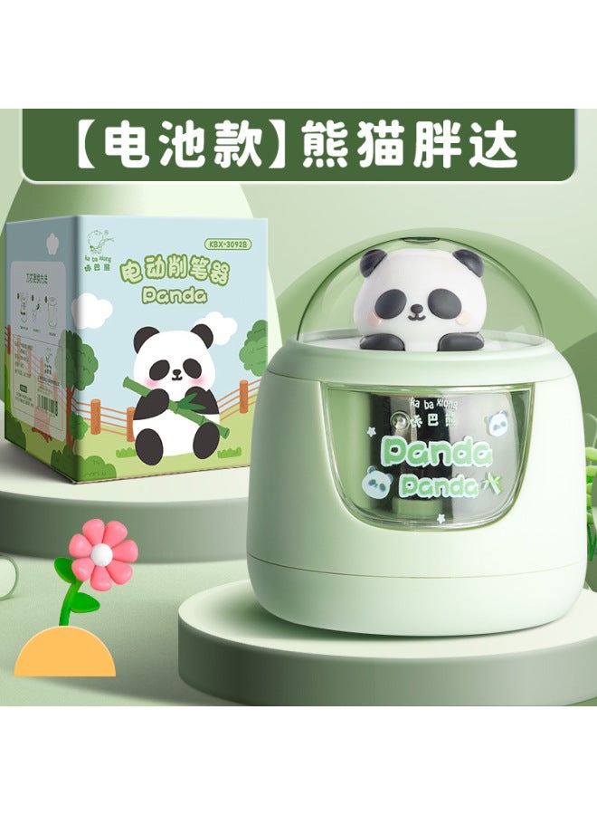 Kaba Bear Pencil Sharpener Hand-cranked Pencil Sharpener Girl Pencil Sharpener Children Primary School Student Special Pencil Sharpener Cartoon - Image 1