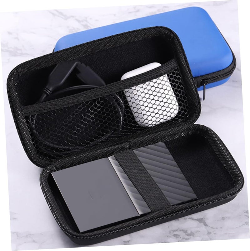 POPETPOP Hard Drive Storage Bag Electronic Organizer Mesh Pocket for Portable Charger and Accessories Shockproof and Travel Case - Image 4