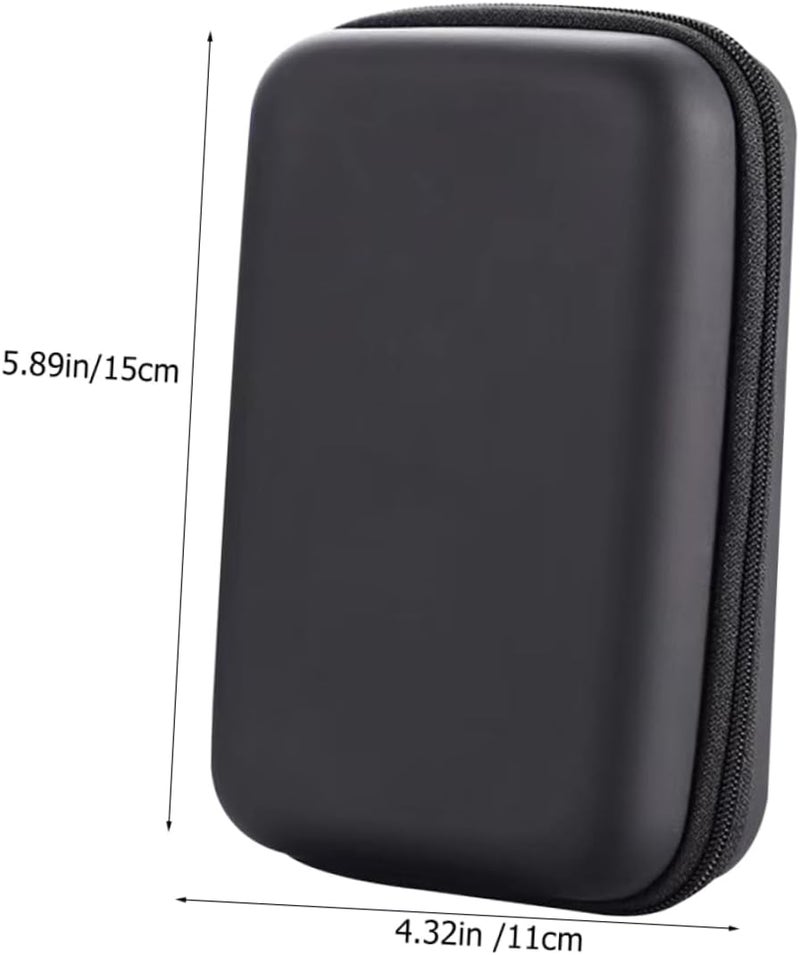 POPETPOP Hard Drive Storage Bag Electronic Organizer Mesh Pocket for Portable Charger and Accessories Shockproof and Travel Case - Image 2
