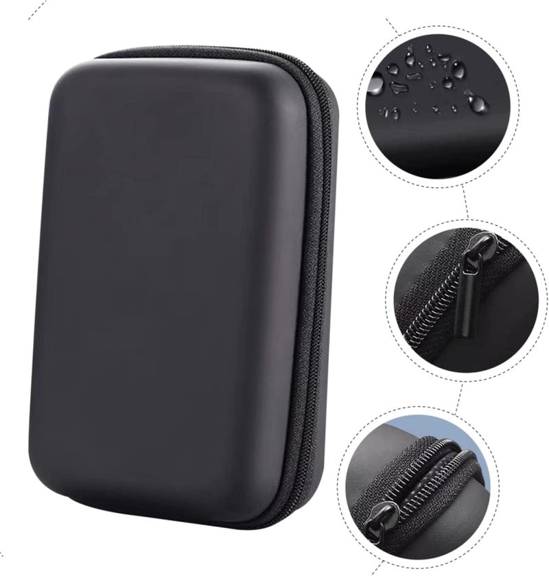POPETPOP Hard Drive Storage Bag Electronic Organizer Mesh Pocket for Portable Charger and Accessories Shockproof and Travel Case - Image 3