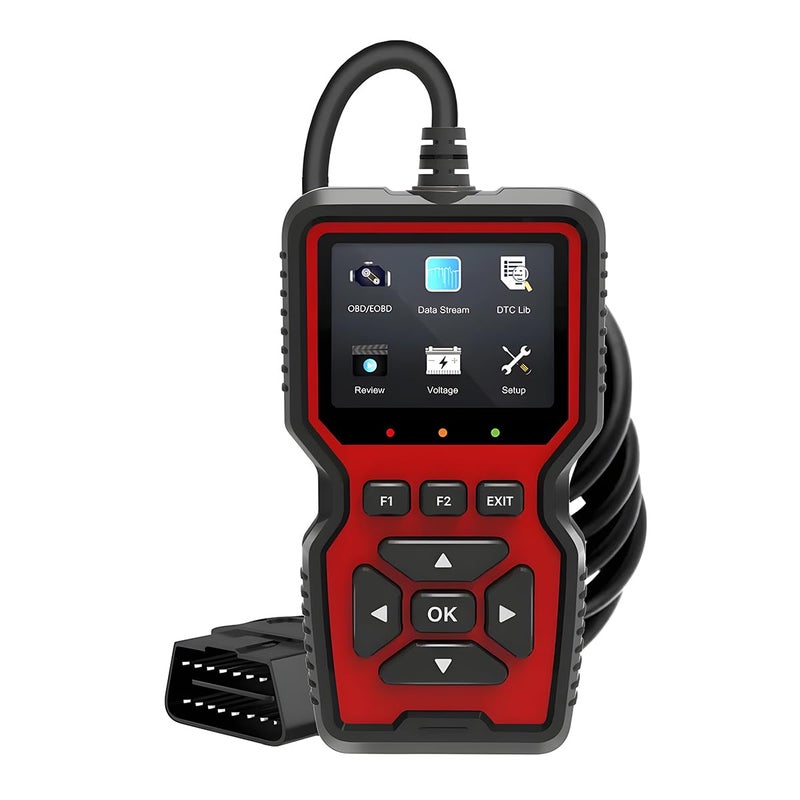 BESULEN Car OBD2 Scanner V519 Auto Code Reader Car Diagnostic Scan Tool Vehicle Check Engine Light Analyzer Professional OBDII Mechanic Diagnostic Code Reader Tool for Check Engine Light