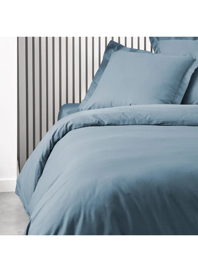 دانوب هوم Pristine Fit 144Tc Queen Duvet Cover Soft, Comfortable Bedding, Durable, Breathable, And Stylish for a Cozy, Elegant Bedroom Perfect Home Decor Accent 220X240Cm Light Blue